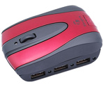 Targus Rechargeable wireless optical mouse with 3-port hub